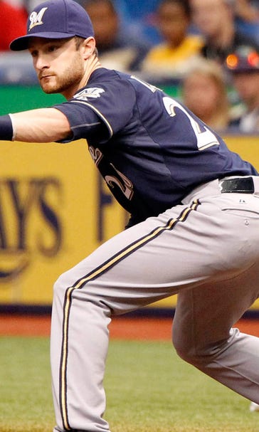 Brewers to use Lucroy at first base against lefties this season